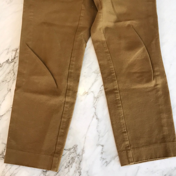 ANN TAYLOR MUSTARD MID RISE WORK PANTS SIZE 0 - Picture 4 of 4